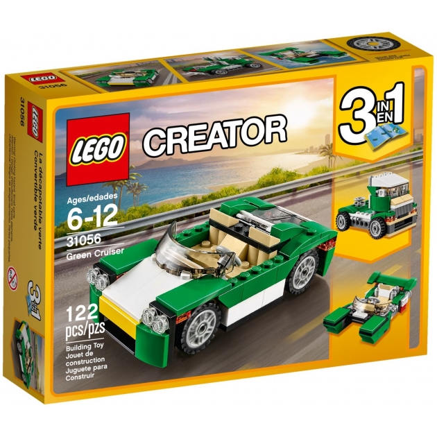 Lego Creator Зелёный кабриолет 31056