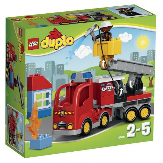 Lego Duplo пожарный грузовик 10592