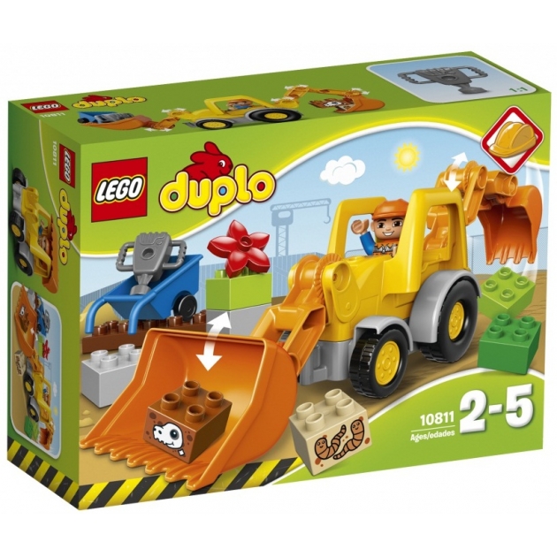 Lego Duplo экскаватор погрузчик 10811