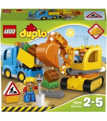 Lego Duplo Грузовик и гусеничный экскаватор 10812