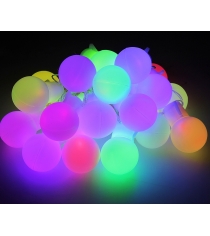 Новогодняя гирлянда Luazon Большие шарики 5 см Метраж 6 м LED переливается мульт...