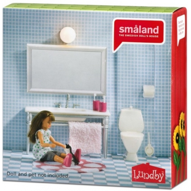 Набор кукольной мебели Lundby Смоланд Ванная с 1 раковиной LB_60208700