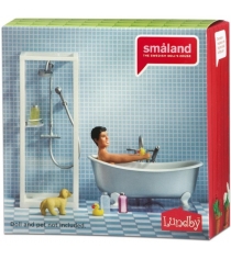 Набор кукольной мебели Lundby Смоланд Ванная и душевая LB_60208900...