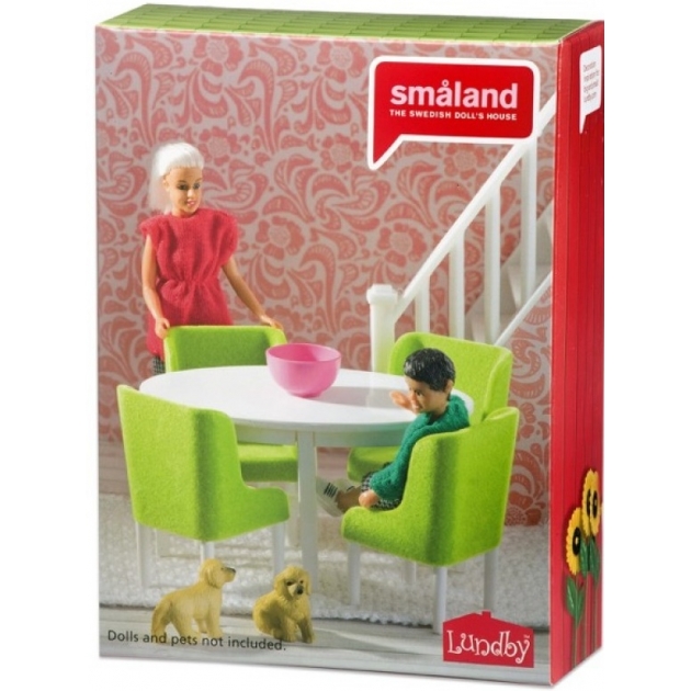 Набор кукольной мебели Lundby Смоланд Обеденная группа LB_60209000