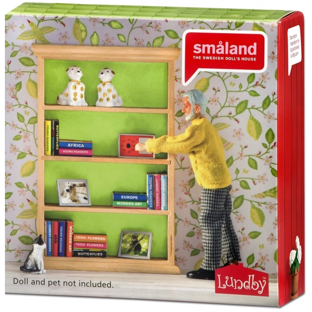 Набор кукольной мебели Lundby Смоланд Книжный шкаф LB_60305000