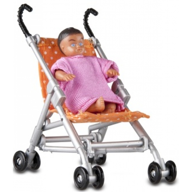Набор для кукольного домика Lundby Прогулочная коляска и малыш LB_60508500