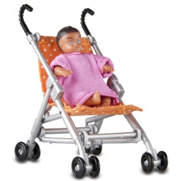 Набор для кукольного домика Lundby Прогулочная коляска и малыш LB_60509500