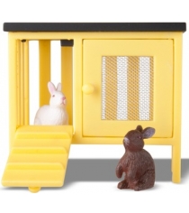 Набор для кукольного домика Lundby Смоланд Кролики и домик LB_60805600...