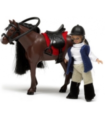 Куклы для домика Lundby Девочка и лошадь LB_60805800