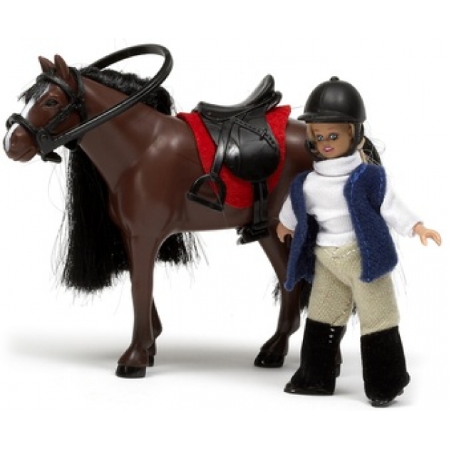 Куклы для домика Lundby Девочка и лошадь LB_60805800