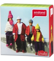 Куклы для домика Lundby Смоланд Cемья зимой LB_60806000...
