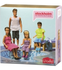 Куклы для домика Lundby Стокгольм Cемья LB_60905700