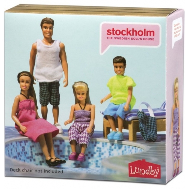 Куклы для домика Lundby Стокгольм Cемья LB_60905700