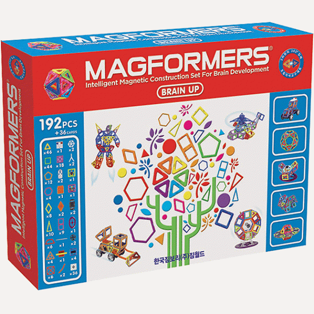 Магнитный конструктор Magformers 63083 Brain Up Set