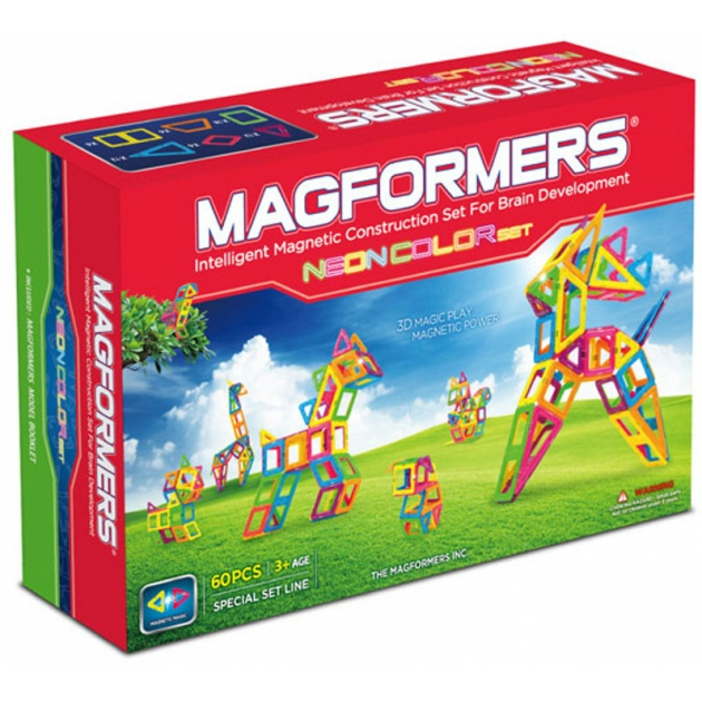 Магнитный конструктор Magformers Creator 63110-60 Неоновые цвета