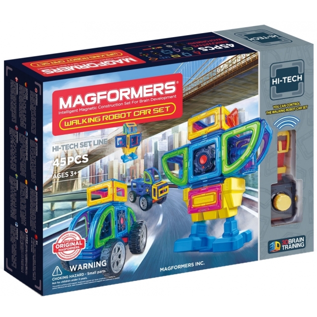 Магнитный конструктор Magformers Hi-Tech 709008 Робот-трансформер