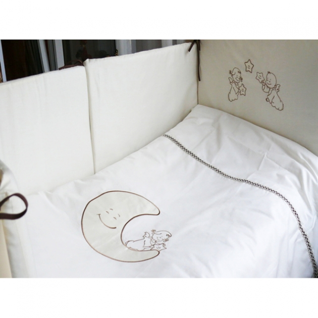 Комплект сменного белья в кроватку 3 предмета Makkaroni Kids Сказка маленькой принцессы (Маккарони Кидс)