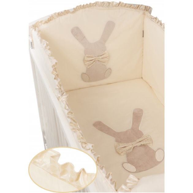 Комплект в кроватку 6 предметов Makkaroni Kids (Маккарони Кидс) Toy Rabbit