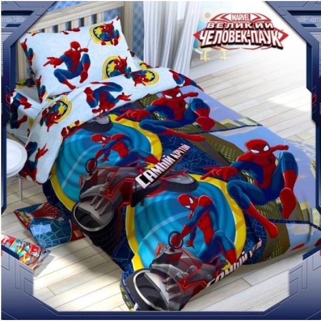 Детское постельное белье Marvel Человек паук самый крутой