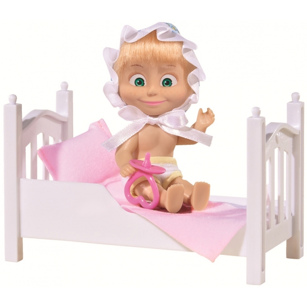 Кукла Маша с кроваткой и аксессуарами Маша и медведь 9301821