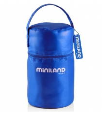 Термосумка с 2 мерными стаканчиками Miniland синяя