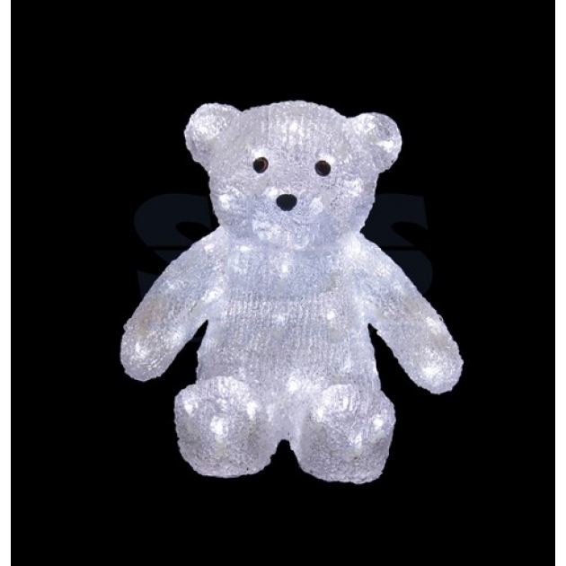 Акриловая фигура Медвежонок 30 см, 80 светодиодов, понижающий трансформатор в комплекте, Neon Night 513-268