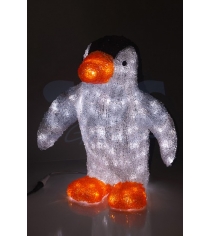 Акриловая фигура Пингвин 48х45 см, 120 светодиодов, понижающий трансформатор в комплекте, Neon Night 513-301