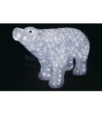 Акриловая фигура Белый медведь 80*55 см, понижающий трансформатор в комплекте, N...