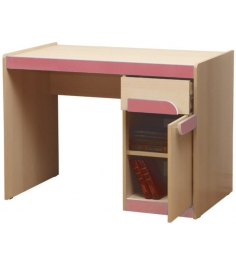 Детский письменный стол Лайф-3 розовый