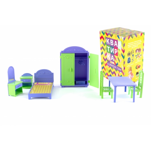 Набор кукольной мебели Пластмастер Квартирка 22180