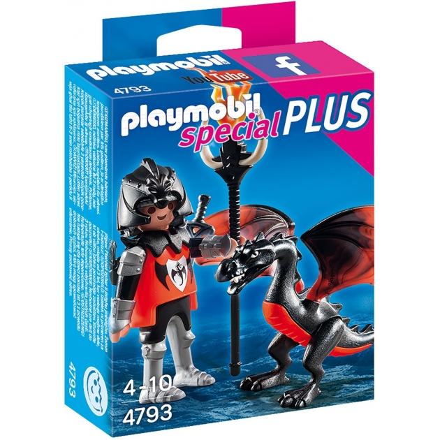 Экстра-набор Playmobil рыцарь с драконом 4793pm