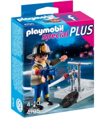 Экстра-набор Playmobil Пожарник с гидрантом 4795pm