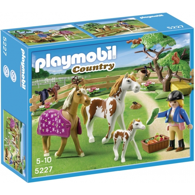 Playmobil серия конный клуб Загон для лошадей 5227pm