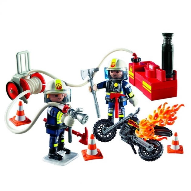 Пожарная служба Playmobil Пожарники с водяным насосом 5365pm