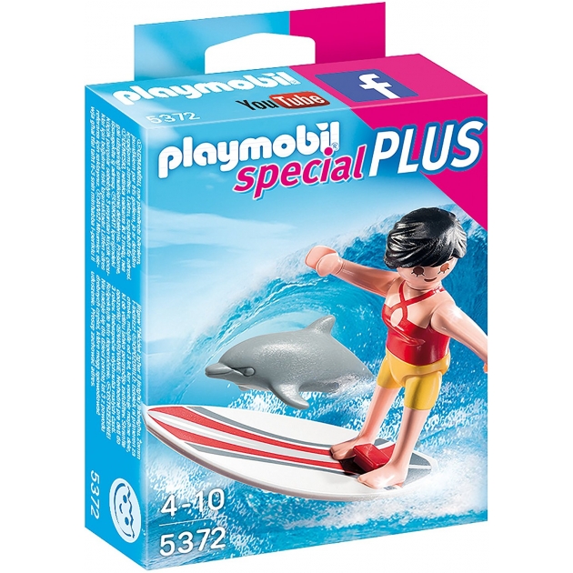 Экстра-набор Playmobil Сёрфингист с доской 5372pm