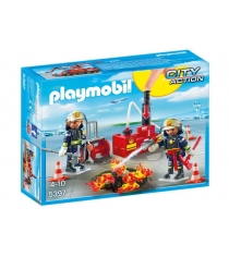 Игровой набор Playmobil Городской аэропорт Операция по тушению пожара с водяным ...