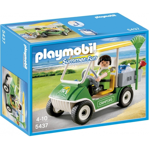 Playmobil серия каникулы Машинка для обслуживания кемпинга 5437pm