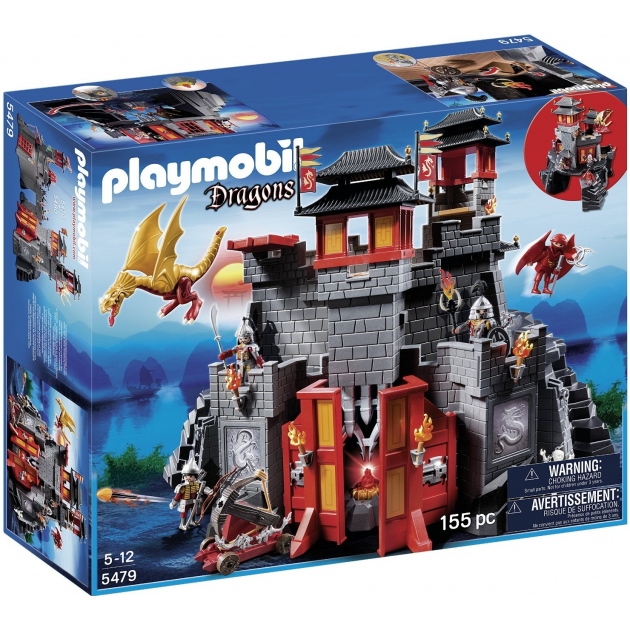 Playmobil серия азиатский дракон Восточный замок с золотым Драконом 5479pm