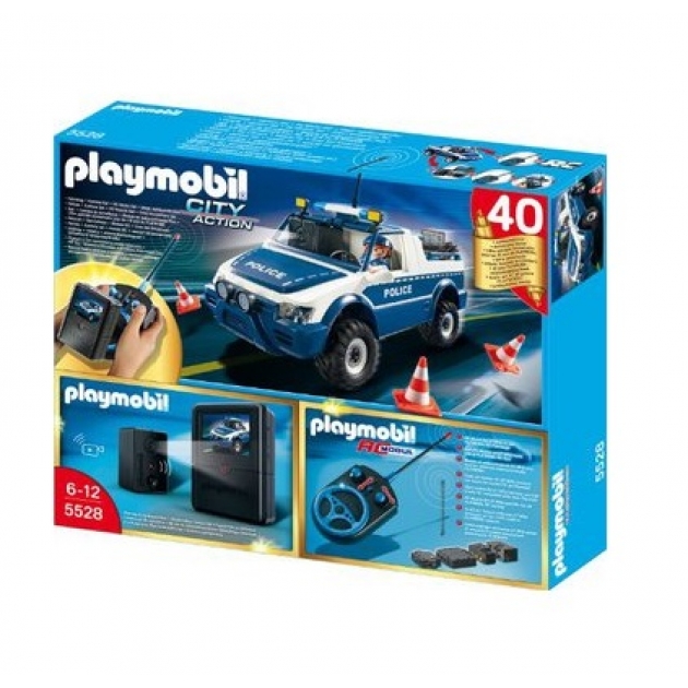 Playmobil Полицейская машина с пультом и камерой 5528pm
