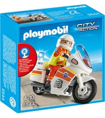 Playmobil Береговая охрана Мотоцикл первой помощи с мигалкой 5544pm...