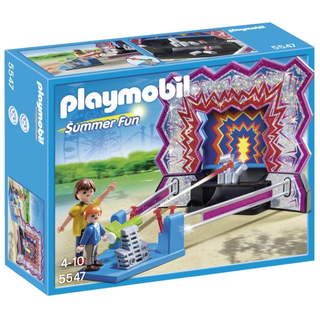Playmobil Парк Развлечений Аттракцион Сбей банки 5547pm