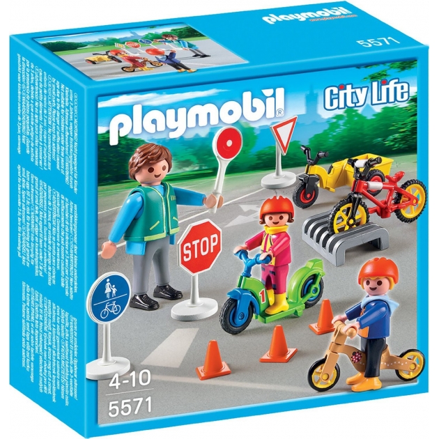 Playmobil Детский сад Дети с воспитателем по ПДД 5571pm