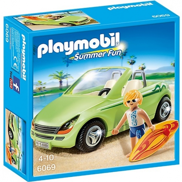 Playmobil Каникулы Родстер с серфингистом 6069pm