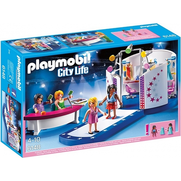 Игровой набор Playmobil Фэшн и Стиль Кастинг моделей с подиумом 6148pm