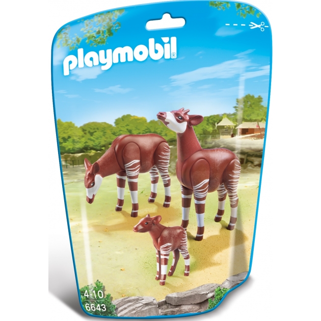 Playmobil Зоопарк: Семья Окапи 6643pm