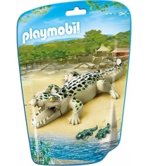 Playmobil Зоопарк: Аллигатор с детенышами 6644pm