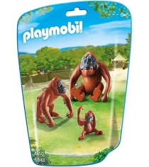 Игровой набор Playmobil Зоопарк Семья Орангутангов 6648pm...