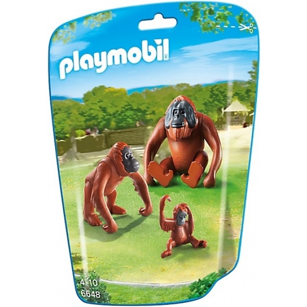 Игровой набор Playmobil Зоопарк Семья Орангутангов 6648pm