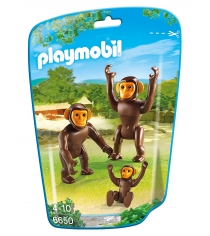 Зоопарк Playmobil Семья Шимпанзе 6650pm