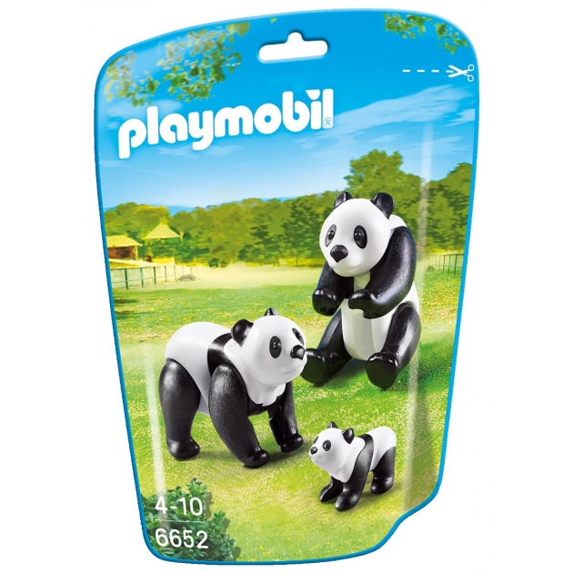 Зоопарк Playmobil Семья Панд 6652pm